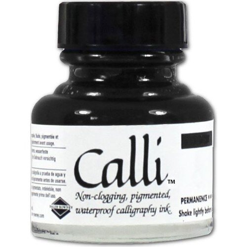 Daler Rowney Calli Kaligrafi Mürekkebi 010 Black India 29.5ml - 010 Black India