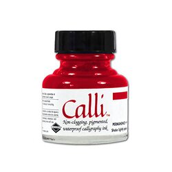 Daler Rowney - Daler Rowney Calli Kaligrafi Mürekkebi 073 Scarlet 29.5ml