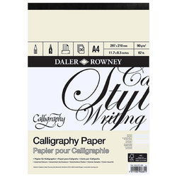 Daler Rowney Calligraphy Paper Kaligrafi Kağıdı 90g 30 Yaprak - Thumbnail