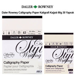 Daler Rowney - Daler Rowney Calligraphy Paper Kaligrafi Kağıdı 90g 30 Yaprak