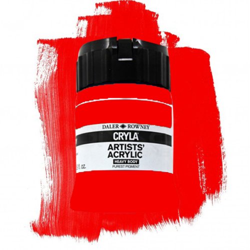 Daler Rowney Cryla Artist Akrilik Boya 250ml 501 Cadmium Red - 501 Cadmium Red