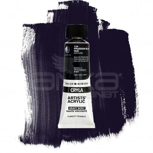 Daler Rowney Cryla Artist Akrilik Boya 75ml 134 Prussian Blue Hue Seri A - 134 Prussian Blue Hue