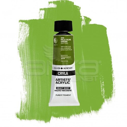 Daler Rowney Cryla Artist Akrilik Boya 75ml 368 Pale Olive Green Seri B - 368 Pale Olive Green