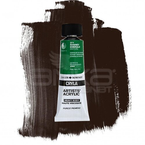 Daler Rowney Cryla Artist Akrilik Boya 75ml 371 Rowney Emerald Seri B - 371 Rowney Emerald