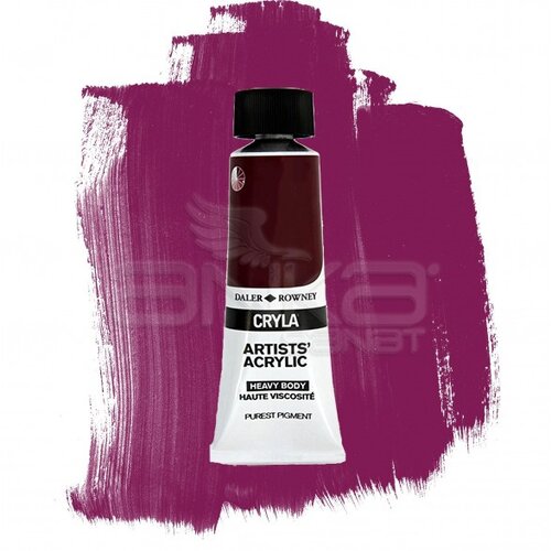 Daler Rowney Cryla Artist Akrilik Boya 75ml 414 Quinacridone Magenta Seri C - 414 Quinacridone Magenta