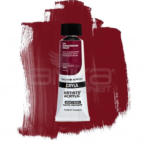 Daler Rowney Cryla Artist Akrilik Boya 75ml 429 Quinacridone Violet Seri C - 429 Quinacridone Violet