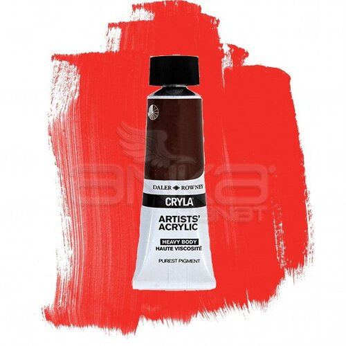 Daler Rowney Cryla Artist Akrilik Boya 75ml 585 Pyrrole Scarlet Seri D - 585 Pyrrole Scarlet