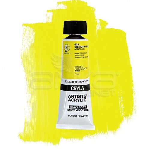 Daler Rowney Cryla Artist Akrilik Boya 75ml 629 Bismuth Yellow Seri C - 629 Bismuth Yellow