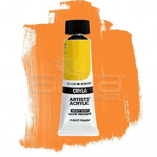 Daler Rowney Cryla Artist Akrilik Boya 75ml 686 Benzimidazolone Orange H5G Seri C - 686 Benzimidazolone Orange H5G