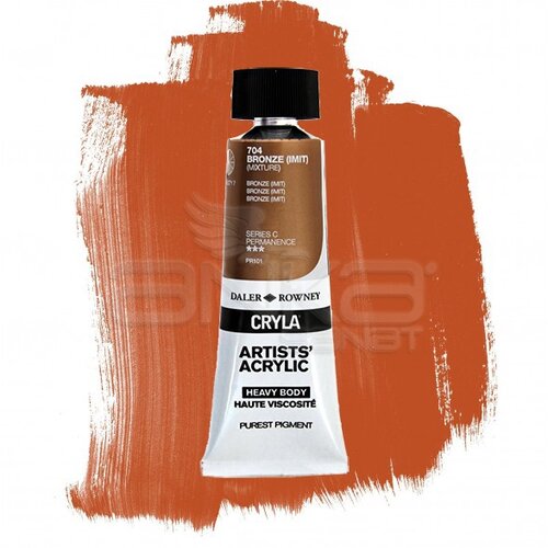 Daler Rowney Cryla Artist Akrilik Boya 75ml 704 Bronze Seri C - 704 Bronze