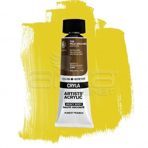 Daler Rowney Cryla Artist Akrilik Boya 75ml 708 Pale Gold Seri C - 708 Pale Gold