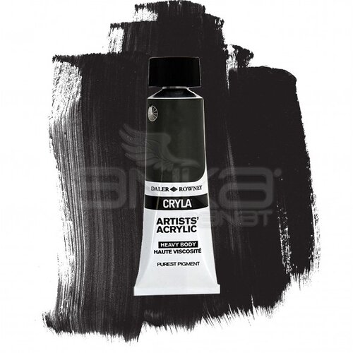 Daler Rowney Cryla Artist Akrilik Boya 75ml 716 Metallic Black Seri B - 716 Metallic Black