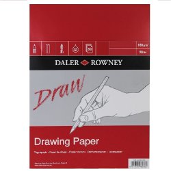 Daler Rowney Drawing Paper 50 Yaprak 160g - Thumbnail