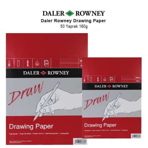 Daler Rowney Drawing Paper 50 Yaprak 160g