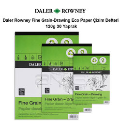 Daler Rowney Fine Grain-Drawing Eco Paper Çizim Defteri 120g 30 Yaprak - Thumbnail