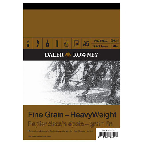 Daler Rowney Fine Grain-HeavyWeight Çizim Defteri 30 Yaprak