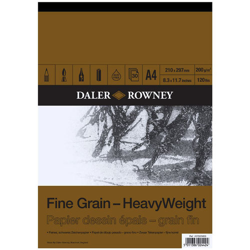 Daler Rowney Fine Grain-HeavyWeight Çizim Defteri 30 Yaprak