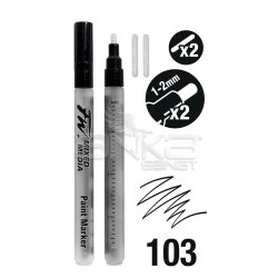 Daler Rowney FW Mixed Media Paint Marker Sets 103 1-2mm Yuvarlak Uç (S) - Thumbnail