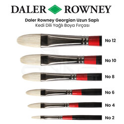 Daler Rowney - Daler Rowney Georgian Uzun Saplı Kedi Dili Fırça G-12 seri