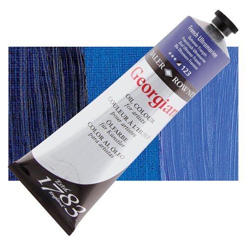 Daler Rowney Georgian Yağlı Boya 225ml 123 French Ultramarine