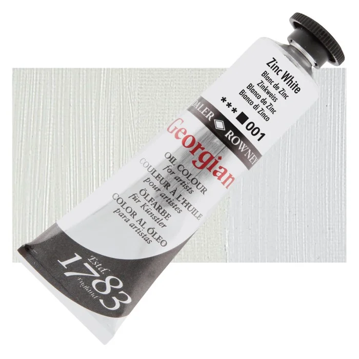 Daler Rowney - Daler Rowney Georgian Yağlı Boya 38ml 001 Zinc White