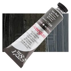 Daler Rowney - Daler Rowney Georgian Yağlı Boya 38ml No:034 Ivory Black