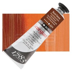 Daler Rowney - Daler Rowney Georgian Yağlı Boya 38ml No:221 Burnt Sienna