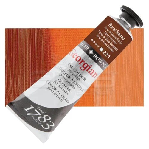 Daler Rowney Georgian Yağlı Boya 38ml No:221 Burnt Sienna - 221 Burnt Sienna