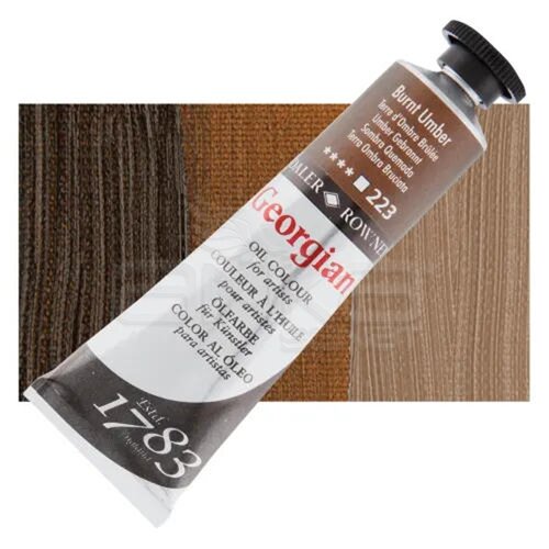 Daler Rowney Georgian Yağlı Boya 38ml No:223 Burnt Umber - 223 Burnt Umber