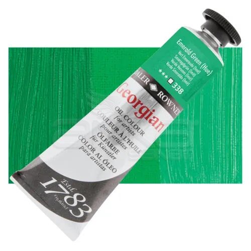 Daler Rowney Georgian Yağlı Boya 38ml No:338 Emerland Green (Hue) - 338 Emerland Green (Hue)