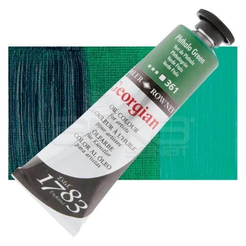 Daler Rowney Georgian Yağlı Boya 38ml 361 Phthalo Green - 361 Phthalo Green