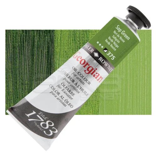 Daler Rowney Georgian Yağlı Boya 38ml 375 Sap Green - 375 Sap Green