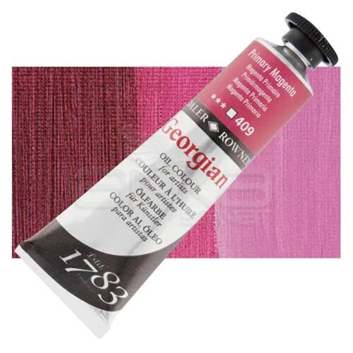 Daler Rowney Georgian Yağlı Boya 38ml No:409 Permanent Magenta - 409 Permanent Magenta