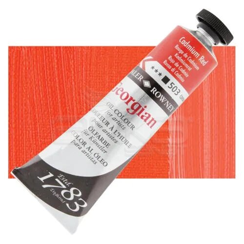 Daler Rowney Georgian Yağlı Boya 38ml 503 Cadmium Red - 503 Cadmium Red (Hue)