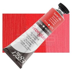 Daler Rowney - Daler Rowney Georgian Yağlı Boya 38ml No:571 Scarlet Lake