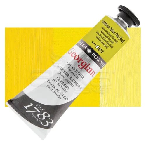 Daler Rowney Georgian Yağlı Boya 38ml 617 Cadmium Yellow Pale (Hue) - 617 Cadmium Yellow Pale (Hue)