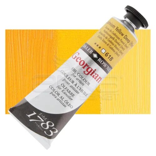 Daler Rowney Georgian Yağlı Boya 38ml No:618 Cadmium Yellow Deep (Hue) - 618 Cadmium Yellow Deep (Hue)