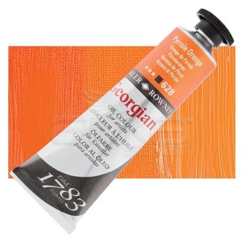 Daler Rowney Georgian Yağlı Boya 38ml No:628 Chrome Orange Deep (Hue) - 628 Chrome Orange Deep (Hue)