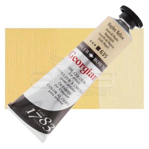 Daler Rowney Georgian Yağlı Boya 38ml No:635 Naples Yellow - 635 Naples Yellow