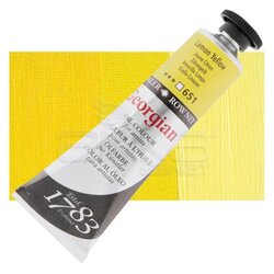 Daler Rowney - Daler Rowney Georgian Yağlı Boya 38ml No:651 Lemon Yellow