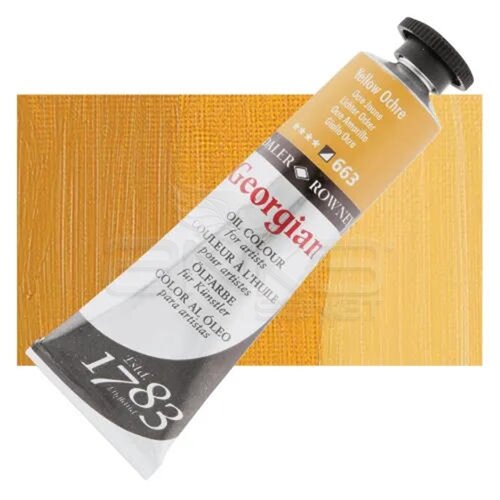 Daler Rowney Georgian Yağlı Boya 38ml 663 Yellow Ochre - 663 Yellow Ochre