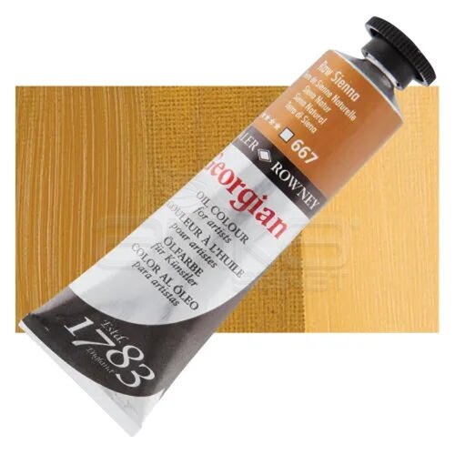 Daler Rowney Georgian Yağlı Boya 38ml No:667 Raw Sienna - 667 Raw Sienna