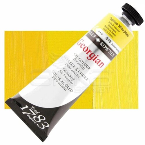 Daler Rowney Georgian Yağlı Boya 38ml 616 Cadmium Yellow Hue - 616 Cadmium Yellow Hue