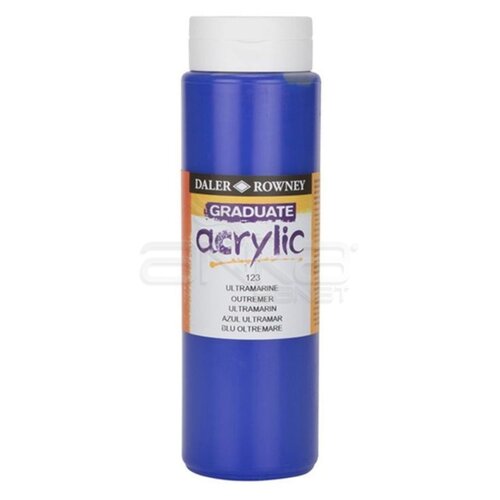 Daler Rowney Graduate Akrilik Boya 500ml 123 Ultramarine - 123 Ultramarine