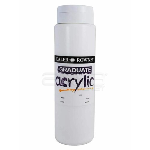 Daler Rowney Graduate Akrilik Boya 500ml 011 White - 011 White