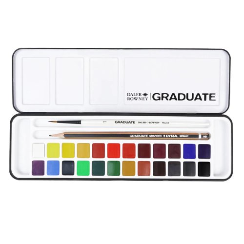 Daler Rowney Graduate Watercolour Tablet Suluboya 24lü