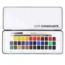 Daler Rowney Graduate Watercolour Tablet Sulu Boya 36lı - Thumbnail