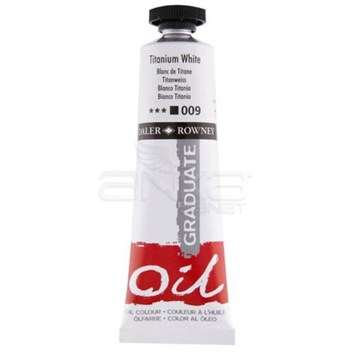 Daler Rowney Graduate Yağlı Boya 38ml 009 Titanium White