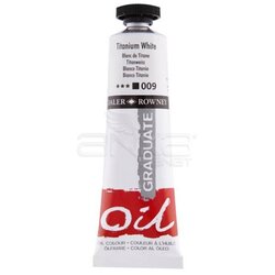 Daler Rowney - Daler Rowney Graduate Yağlı Boya 38ml 009 Titanium White