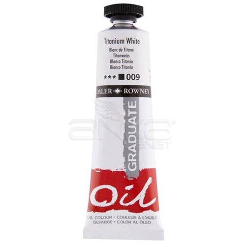 Daler Rowney Graduate Yağlı Boya 38ml 009 Titanium White - 009 Titanium White